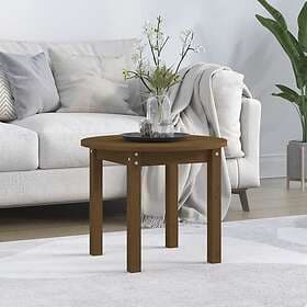 vidaXL Soffbord honungsbrun Ø 55x45 cm massiv furu 822330