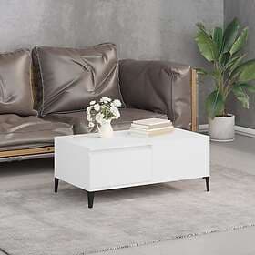 vidaXL Soffbord vit 90x50x36.5 cm konstruerat trä 821116