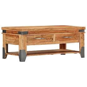 vidaXL Soffbord 110x52x45 cm massivt akaciaträ 282751