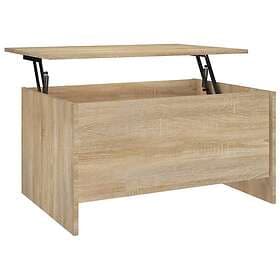 vidaXL Soffbord sonoma-ek 80x55.5x41.5 cm konstruerat trä 809677