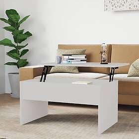 vidaXL Coffee Table White 80x50.5x41.5cm Constructed Wood 809638