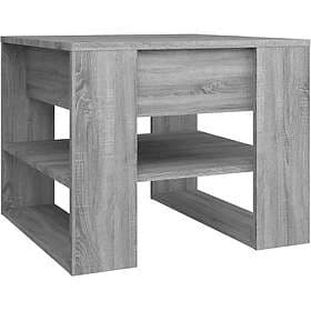 vidaXL Soffbord grå sonoma-ek 55.5x55x45 cm konstruerat trä 816932