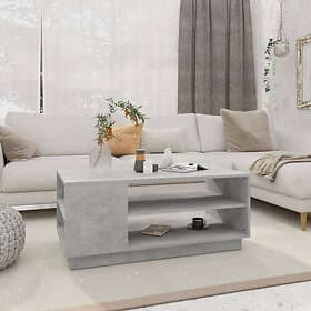 vidaXL Soffbord betonggrå 102x55x43 cm spånskiva 810284