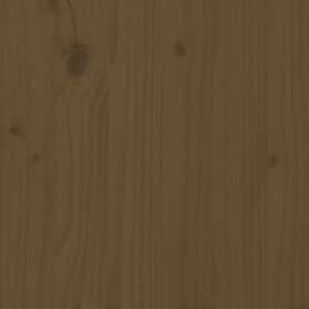 vidaXL Soffbord honungsbrun 110x55x45 cm massiv furu 822170