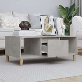 vidaXL Soffbord betonggrå 90x50x36.5 cm konstruerat trä 821064