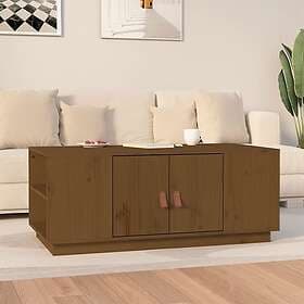 vidaXL Soffbord honungsbrun 100x50x41 cm massiv furu 818258