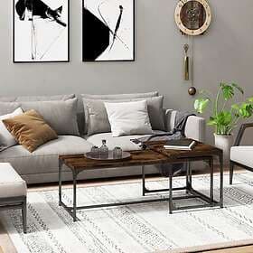 vidaXL Console Table Smoked Oak 823339