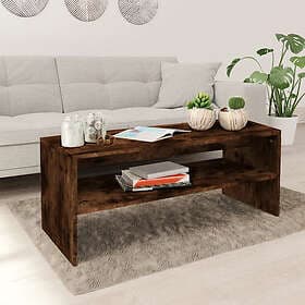 vidaXL Soffbord rökfärgad ek 100x40x40 cm konstruerat trä 815255