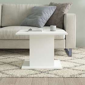 vidaXL Soffbord vit 55.5x55.5x40 cm spånskiva 810316