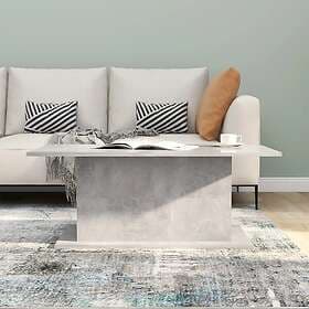 vidaXL Soffbord betonggrå 102x55.5x40 cm spånskiva 810311
