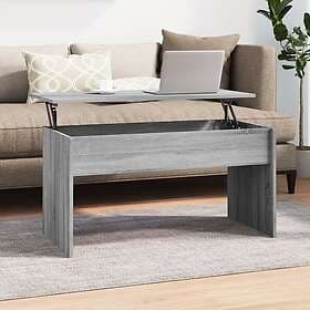 vidaXL Soffbord grå sonoma-ek 102x50.5x52.5 cm konstruerat trä 819285