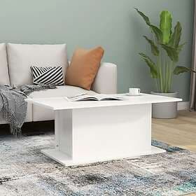 vidaXL Coffee Table White 102x55.5x40cm Chipboard 810307