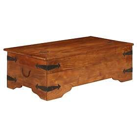 vidaXL Soffbord massivt akaciaträ med honungsfinish 110x55x35 cm 245654