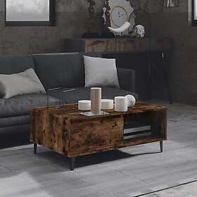 vidaXL Soffbord rökfärgad ek 90x60x35 cm spånskiva 813173