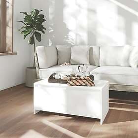 vidaXL Soffbord vit 90x50x41.5 cm konstruerat trä 809818
