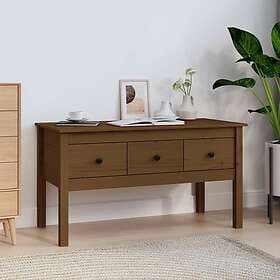 vidaXL Soffbord honungsbrun 102x49x55 cm massiv furu 820944