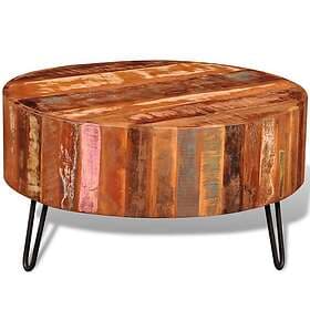 vidaXL Round Coffee Table Solid Reclaimed Wood 241626