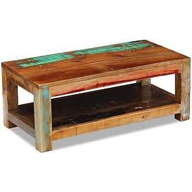 vidaXL Soffbord massivt återvunnet trä 90x45x35 cm 243322