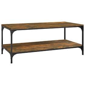 vidaXL Soffbord rökfärgad ek 100x50x40 cm konstruerat trä 819364