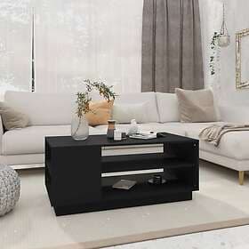 vidaXL Coffee Table Black 102x55x43cm Chipboard 810281
