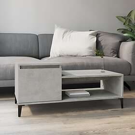 vidaXL Soffbord betonggrå 100x50x45 cm konstruerat trä 821136