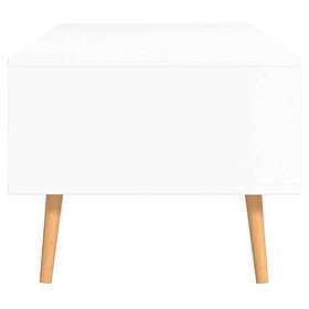 vidaXL Soffbord vit och sonoma-ek 100x49.5x43 cm spånskiva 326791