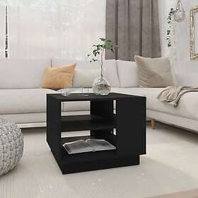 vidaXL Coffee Table Black 55x55x43cm Chipboard 810290