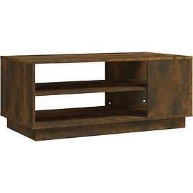 vidaXL Soffbord rökfärgad ek 102x55x43 cm spånskiva 813083