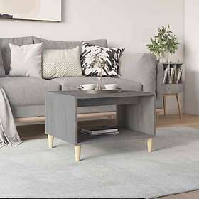 vidaXL Soffbord grå sonoma 60x50x40 cm konstruerat trä 817520