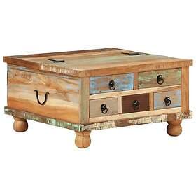vidaXL Coffee Table 70x70x38cm Recycled Wood 243978
