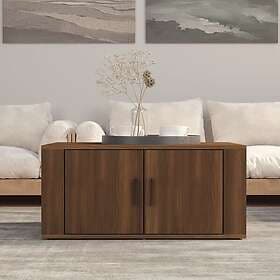 vidaXL Console Table Brown Oak 80x50x36cm Constructed Wood 816519