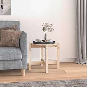 vidaXL Soffbord Ø 52.5x45 cm massiv furu 822307
