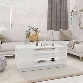 vidaXL Coffee Table White 102x55x43cm Chipboard 810280