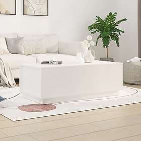 vidaXL Soffbord vit 100x50x35 cm massiv furu 813421