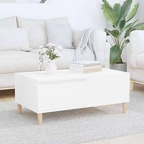 vidaXL Soffbord vit 90x50x36.5 cm konstruerat trä 821108