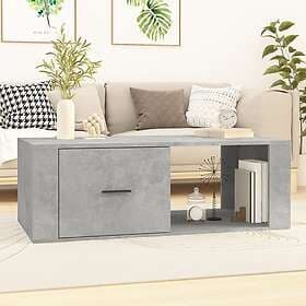 vidaXL Coffee Table Concrete Grey 100x50.5x35cm Engineered Wood 816540
