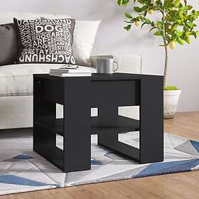 vidaXL Coffee Table Black 55.5x55x45cm Constructed Wood 810909
