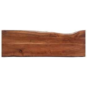 vidaXL Console Table 115x35x76cm Solid Acacia Wood and Iron 247830
