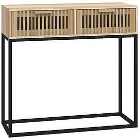 vidaXL Konsolbord 80x30x75 cm konstruerat trä och järn 352105