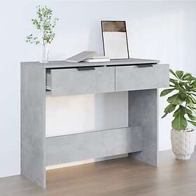 vidaXL Console Table Concrete Grey 90x36x75cm Constructed Wood 811335