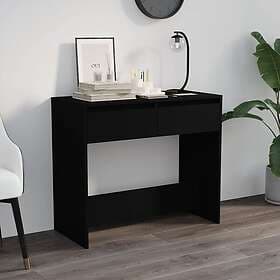 vidaXL Console Table Black 89x41x76.5cm Constructed Wood 809567
