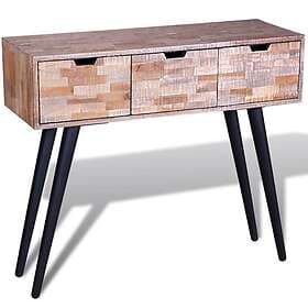 vidaXL Console Table Brown Oak 241709