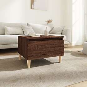vidaXL Console Table Brown Oak 50x46x35cm Constructed Wood 819514