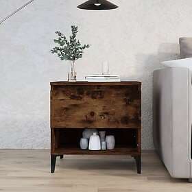 vidaXL Coffee Table Smoked Oak 50x46x50cm Constructed Wood 819558