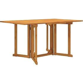 vidaXL Folding Garden Table 150x90x75 cm Solid Teak