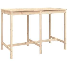 vidaXL Garden Table 159.5x82.5x110 cm solid pine 824095