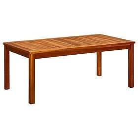 vidaXL Garden Table 110x60x45 cm solid acacia wood