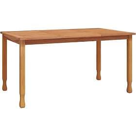 vidaXL Trädgårdsbord 150x90x75 cm massiv teak 316606