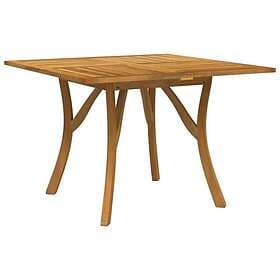 vidaXL Garden Table 110x110x75 cm solid acacia wood