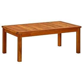 vidaXL Garden Table 90x50x36 cm solid acacia wood